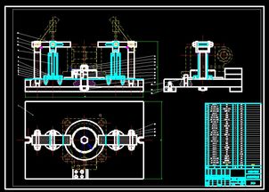 左支座液压式夹具下载 573.73 KB,dwg格式 机械课程设计